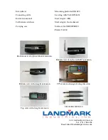 Preview for 3 page of Landmark TIME3200 Quick Start Manual