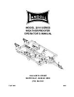 Предварительный просмотр 1 страницы Landoll 2210 Operator'S Manual