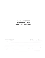 Предварительный просмотр 3 страницы Landoll 2210 Operator'S Manual