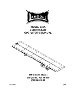 Preview for 1 page of Landoll 330A Operator'S Manual