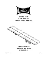 Preview for 1 page of Landoll 330B Operator'S Manual