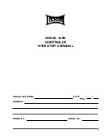 Предварительный просмотр 3 страницы Landoll 330B Operator'S Manual