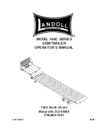 Landoll 600C Series Operator'S Manual preview