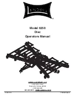 Предварительный просмотр 1 страницы Landoll 6250 Disc Operator'S Manual