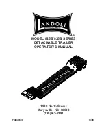 Preview for 1 page of Landoll 825B Series Operator'S Manual