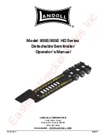 Landoll 855E HD Series Operator'S Manual preview