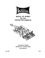 Предварительный просмотр 1 страницы Landoll 875-18 Operator'S Manual