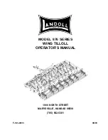 Предварительный просмотр 1 страницы Landoll 876 Series Operator'S Manual