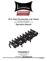 Предварительный просмотр 1 страницы Landoll Brillion 2512 Zone Commander Operator'S Manual