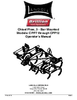 Предварительный просмотр 1 страницы Landoll Brillion CPP7 Operator'S Manual