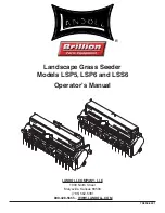 Landoll Brillion LSP5 Operator'S Manual предпросмотр