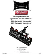 Предварительный просмотр 1 страницы Landoll Brillion PPD Series Operator And Parts Manual