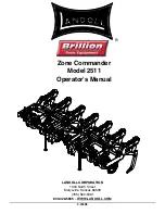 Preview for 1 page of Landoll Brillion Zone Commander 2511 Operator'S Manual