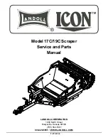 Предварительный просмотр 1 страницы Landoll ICON 17C Service And Parts Manual