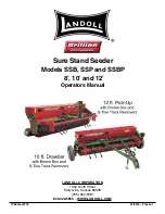 Preview for 1 page of Landoll SSB-8 Operator'S Manual