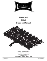 Предварительный просмотр 1 страницы Landoll Tilloll 877 Operator'S Manual