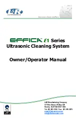 Предварительный просмотр 1 страницы L&R EFFICA E1 Series Owner'S/Operator'S Manual