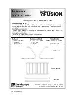 Предварительный просмотр 1 страницы Landscape Fusion BRP302 Assembly Instructions