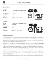 Предварительный просмотр 3 страницы Landscape Vibrations LV-TN250 Quick Start Manual