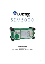 Предварительный просмотр 1 страницы LANDTEC SEM5000 User Manual