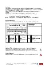 Предварительный просмотр 3 страницы Landustrie LANDY DTP Series Operation & Maintenance Manual