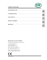 Preview for 1 page of L&W Compressors LW 300 D MC Operating Instructions Manual