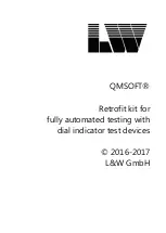 Предварительный просмотр 1 страницы L&W QMSOFT retrofit ki Manual