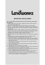 Preview for 2 page of Landworks BL481 Instruction Manual