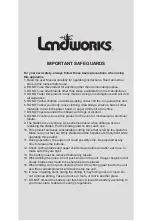 Предварительный просмотр 2 страницы Landworks GUO021-FBA Instruction Manual