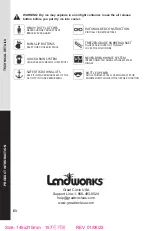 Предварительный просмотр 4 страницы Landworks GUT147 Operator'S Manual