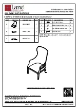 Lane 30071-12-01 Assembly Instructions предпросмотр
