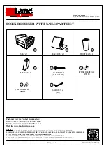 Предварительный просмотр 2 страницы Lane 40034-15 Assembly Instructions