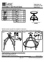 Preview for 1 page of Lane 5305-55 Assembly Instructions