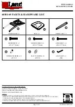 Предварительный просмотр 2 страницы Lane 60581-69-01 Assembly Instructions