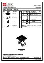 Lane 7592-47 Assembly Instructions предпросмотр