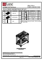 Предварительный просмотр 1 страницы Lane 7593-41 Assembly Instructions