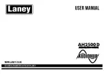 Preview for 1 page of Laney Audiohub Venue AH2500D User Manual