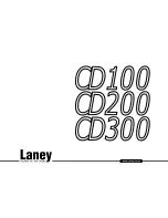 Preview for 1 page of Laney CD100 Instructions Manual