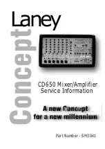 Preview for 1 page of Laney CD650 Service Information