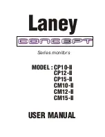 Предварительный просмотр 1 страницы Laney Concept CP10-II User Manual