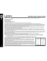 Preview for 2 page of Laney CUB 12 Operating Instructions Manual