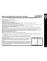 Preview for 3 page of Laney CUB 12 Operating Instructions Manual