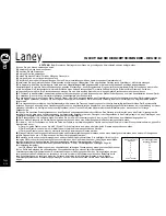 Preview for 4 page of Laney CUB 12 Operating Instructions Manual