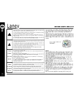 Preview for 6 page of Laney CUB 12 Operating Instructions Manual