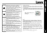 Предварительный просмотр 3 страницы Laney CXM-110 Operating Instructions Manual