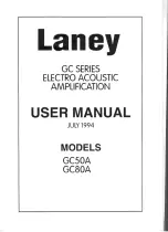 Предварительный просмотр 1 страницы Laney GC50A User Manual