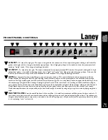 Предварительный просмотр 5 страницы Laney GH50L Operating Instructions Manual