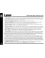 Предварительный просмотр 12 страницы Laney GH50L Operating Instructions Manual