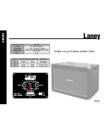 Предварительный просмотр 3 страницы Laney GS212IE Operating Instructions Manual