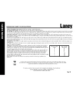 Предварительный просмотр 7 страницы Laney GS412PA Operating Instructions Manual